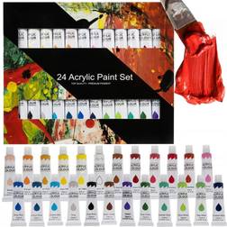 Northix Maaleo Acrylic paints 24pcs 12ml. Maaleo [Levering: 6-14 dage]